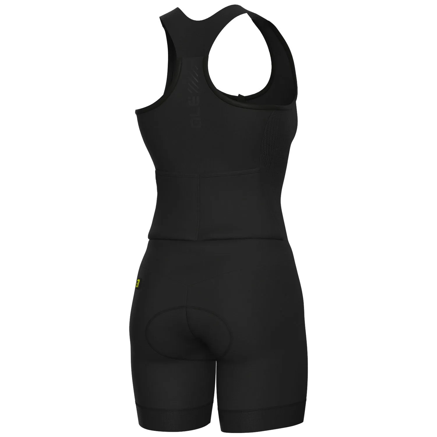 Body donna senza maniche Ale Pragma Color Block - Nero