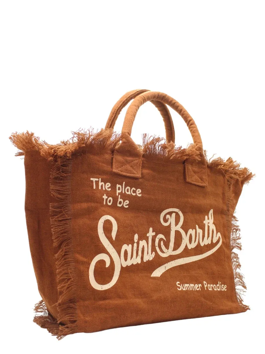 Borsa tote Vanity in lino