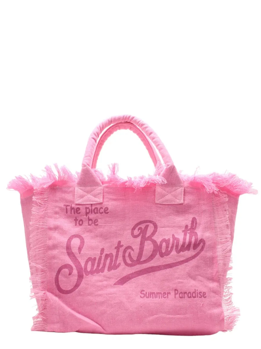 Borsa tote Vanity in lino