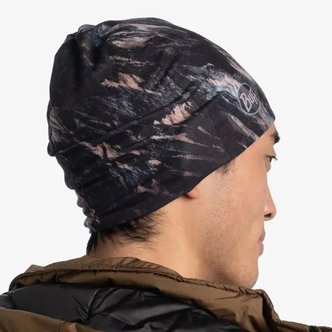 BUFF POLAR & ECOSTRETCH BEANIE BLAISE BLACK CAPPELLO REVERSIBILE CALDO E LEGGERO - NUOVI ARRIVI