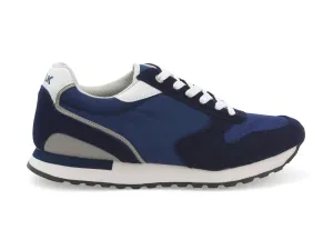 Melluso uomo sneakers in tessuto e camoscio