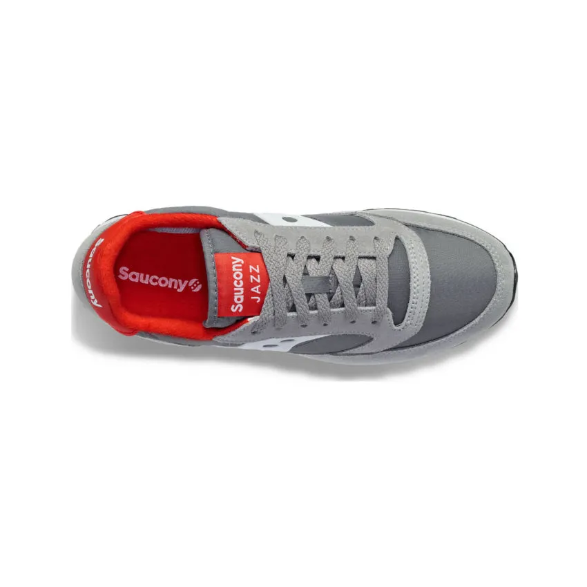 SAUCONY SNEAKERS JAZZ S2044-650 GRIGIO-BIANCO-ROSSO