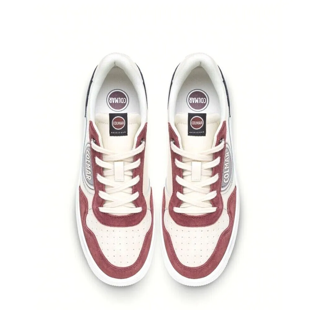 Scarpe da Uomo COLMAR Art. AUSTIN CHOICE 047 sneakers OFF WHITE NAVY BURGUNDY